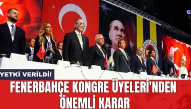 Fenerbahçe yönetim kurulu kongre kararları